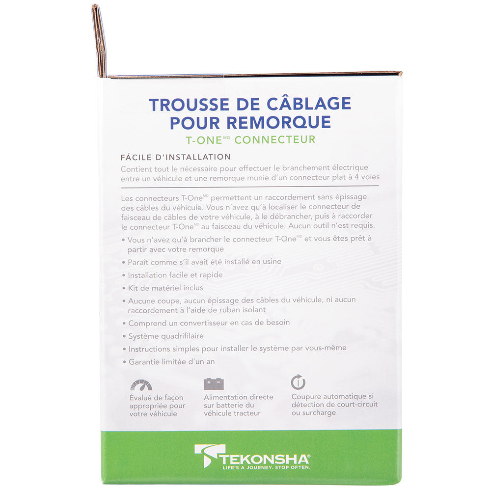 Product of Tekonsha 118785 Vehicle End 4 Flat Trailer Wiring Connector 