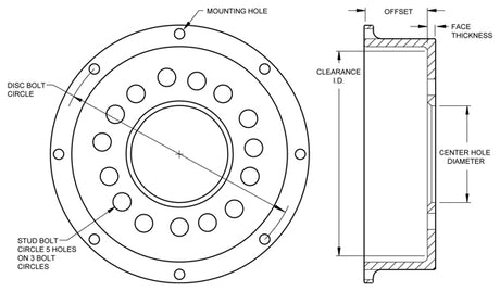 Wilwood Brakes 170-0317 Brake Rotor Hat||170-0317_1.Jpg||86||w641700317||1585697
