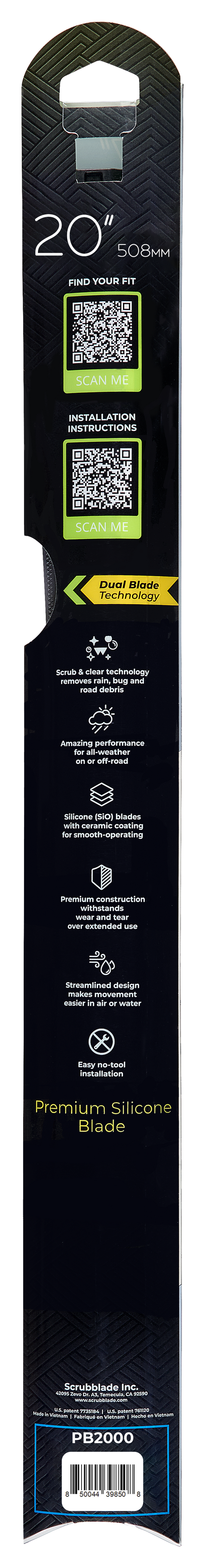 Product of Scrubblade Be2000 Windshield Wiper Blade