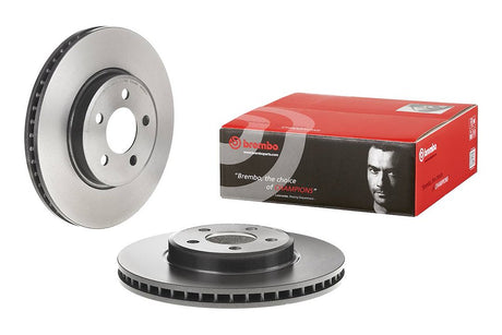 Product of Brembo 09A40211C02 Vented 1 Piece Brake Rotor 