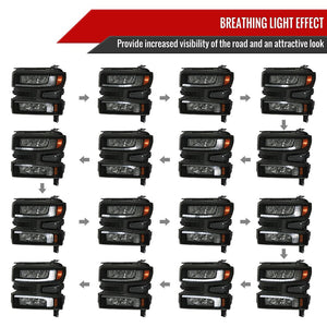 Spec-D Tuning 2lhe-Siv1915sm-G3-Rs Headlight Assembly||||87||sdt1915smg3rs||1918805