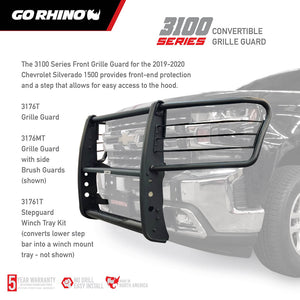 Product of Go Rhino 3176MT Grille Guard Modular Black Textured 