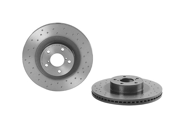 Product of Brembo 09A9211XC02 Xtra Vented Cross Drilled 1 Piece Brake Rotor 