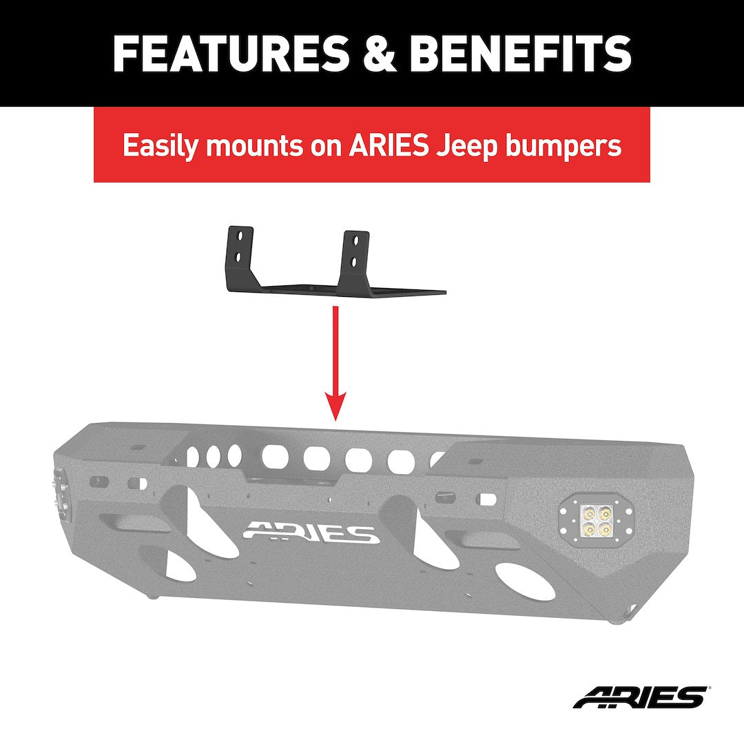Product of Aries 15600FB Winch Mount for 