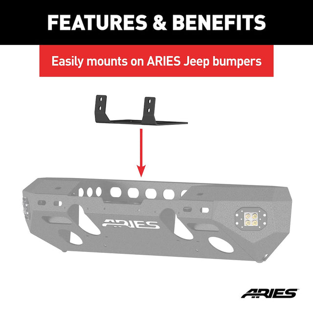 Product of Aries 15600FB Winch Mount for 