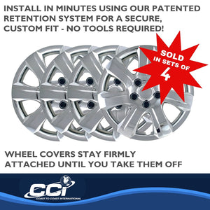 Product of Coast To Coast IWC44516C Silver Set Of 4 