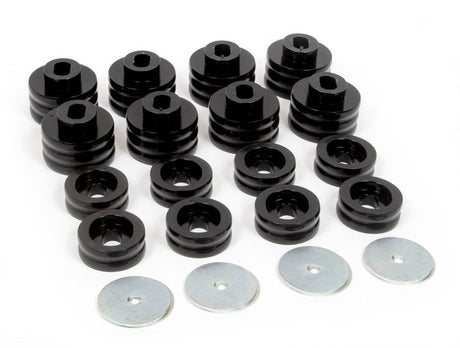 Product of Daystar KG04025BK Black Polyurethane Body Mount Bushings 