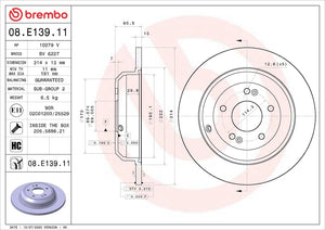 Brembo 08e13911c02 Brake Rotor||08e13911c02_4.Jpg||89||brm08e13911||1684191