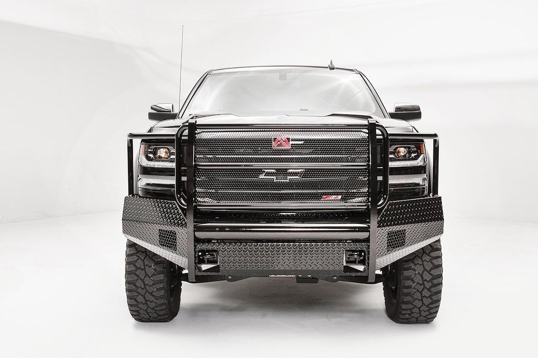 Product of Fab Fours CS16-K3860-1 Black Steel Steel Powder Coated Bumper 