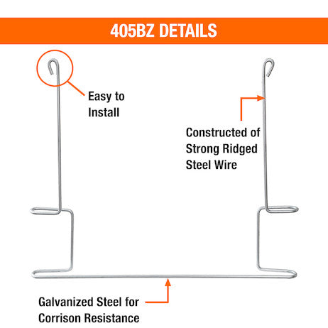 Buyers Products 405bz Mud Flap Anti-Sail Bracket||405bz_10.Jpg||95||b83405bz||1683094
