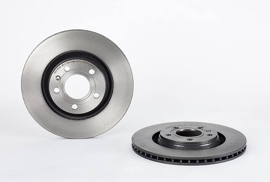 Product of Brembo 09A81411C02 Vented 1 Piece Brake Rotor 