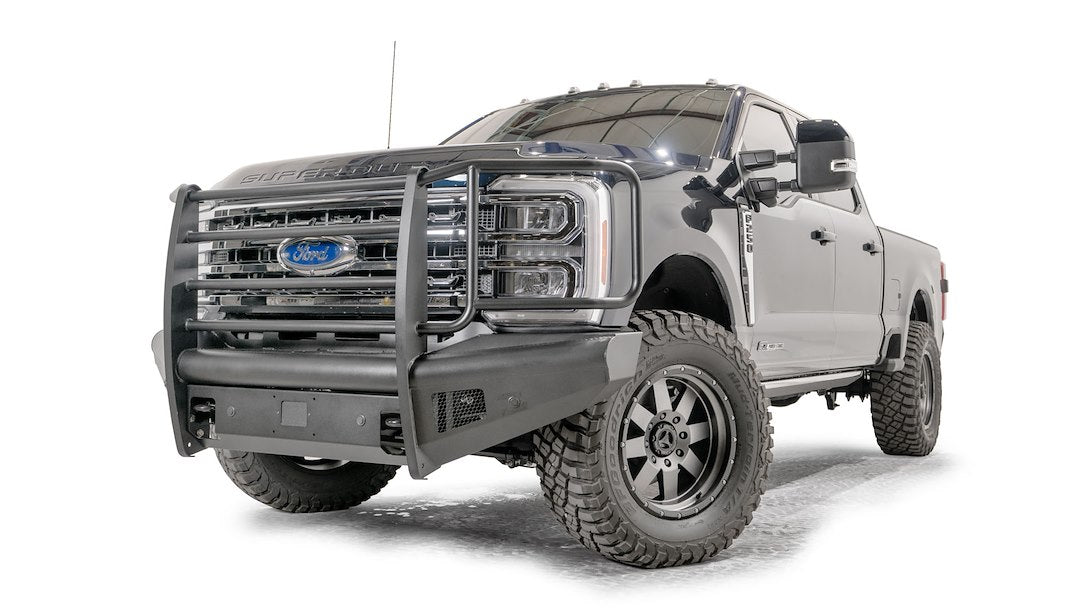 Product of Fab Fours FS23-Q5960-1 Black Steel Elite Steel Matte Powder Coated Bumper 