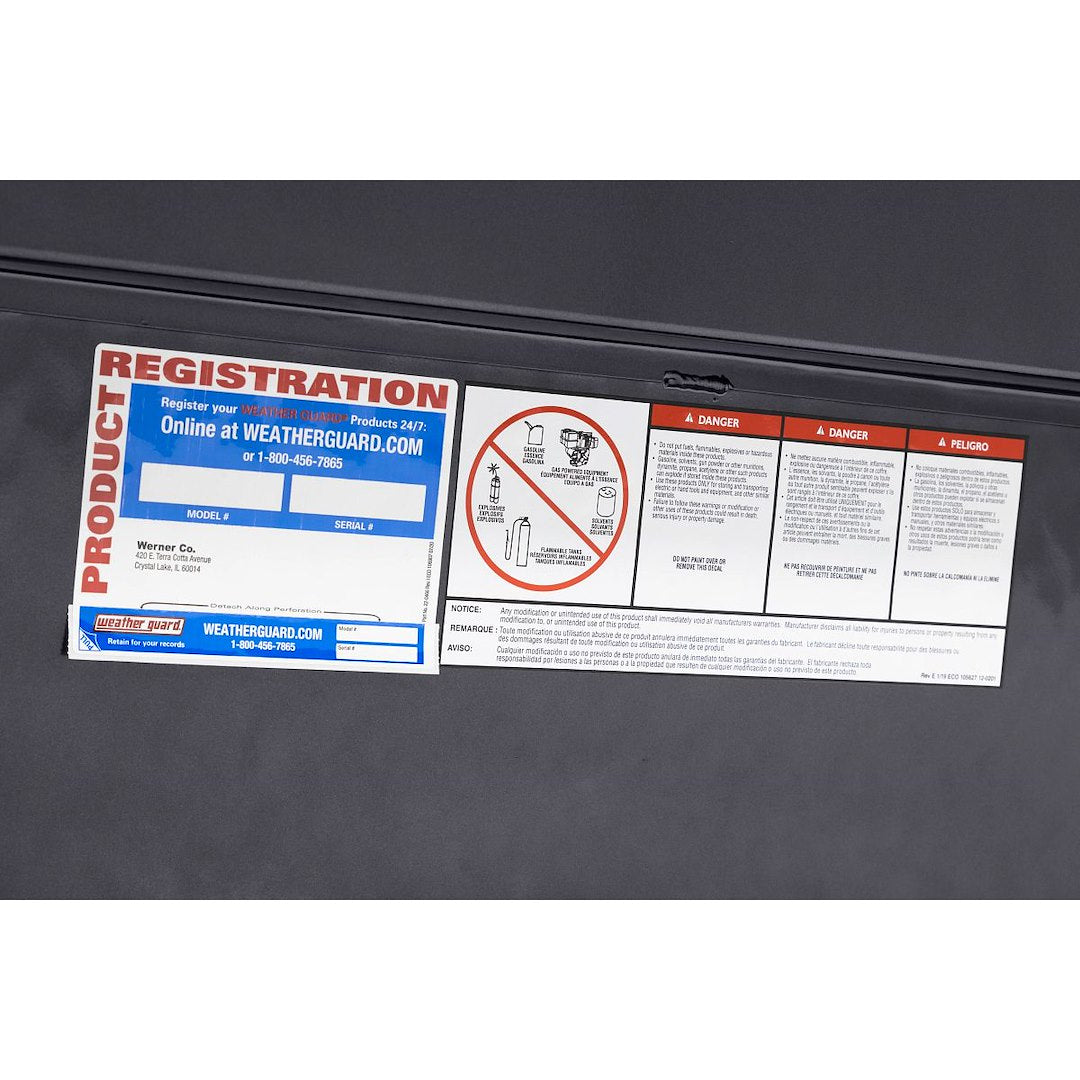 Product of Weather Guard (Werner) 174-6-04 Low Profile Toolbox 