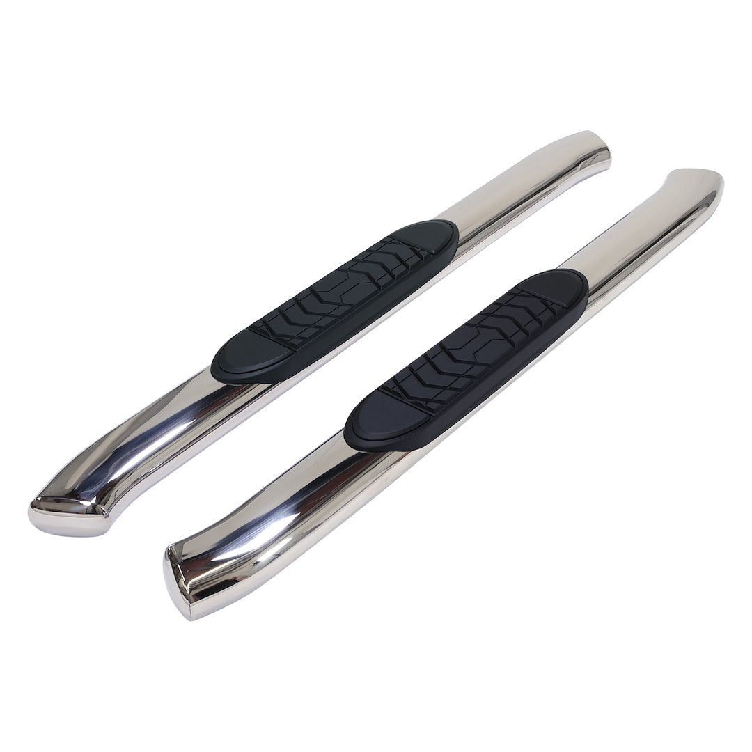 Product of TrailFX A7072S TFX 5" Oval Bent Side Bars Nerf Bar With Surface Steps 