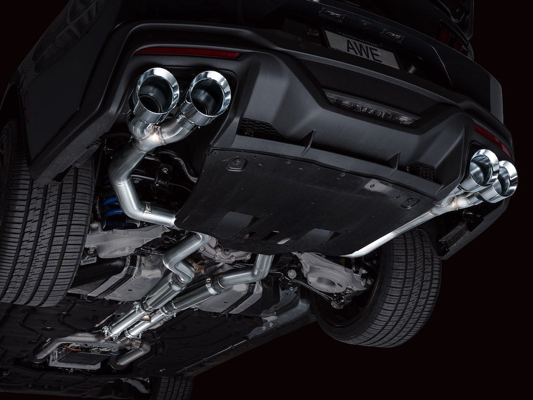 Product of AWE Tuning 3020-42375 Track Edition Cat-Back System Dual Exhaust System Kit 