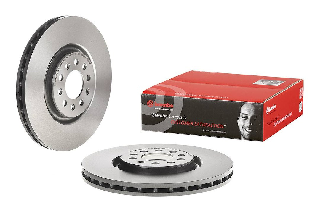 Product of Brembo 09N26811C02 Vented 1 Piece Brake Rotor 