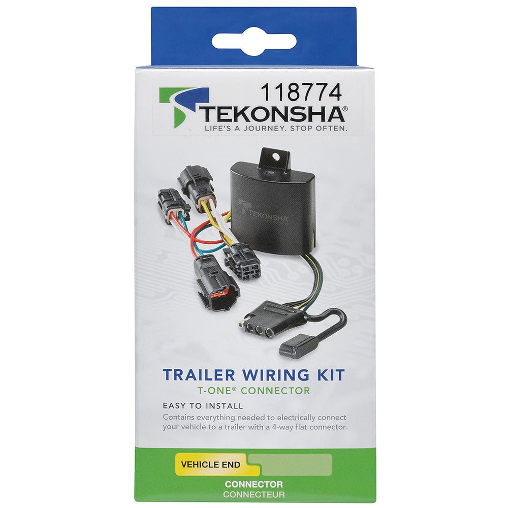 Product of Tekonsha 118774 Vehicle End 4 Flat Trailer Wiring Connector 