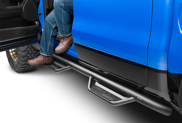 Product of N-Fab HPD1584CC-TX Podium Nerf Bar With Drop Down Steps 
