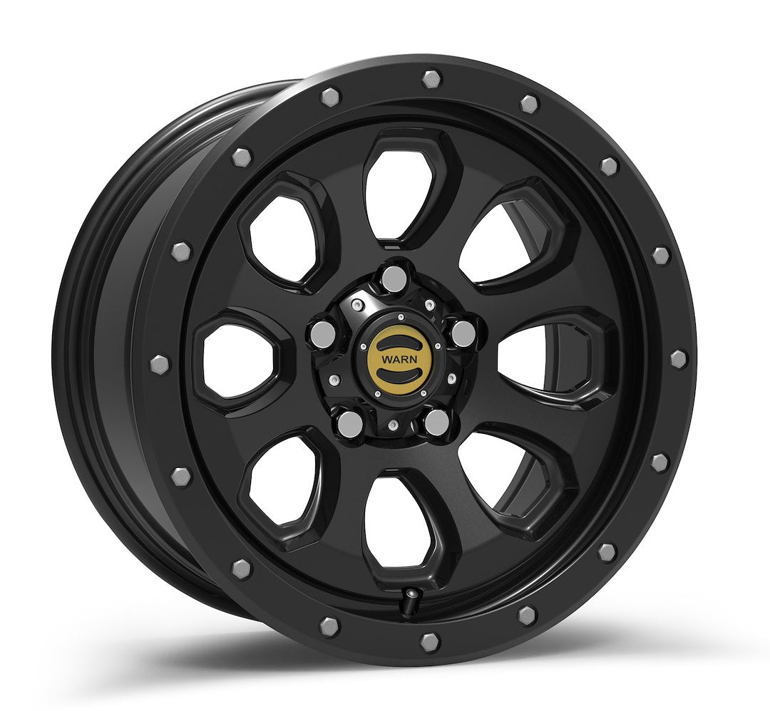 Product of Warn 17x8.5 Black Wheel - 5x5.00 Bolt Pattern 