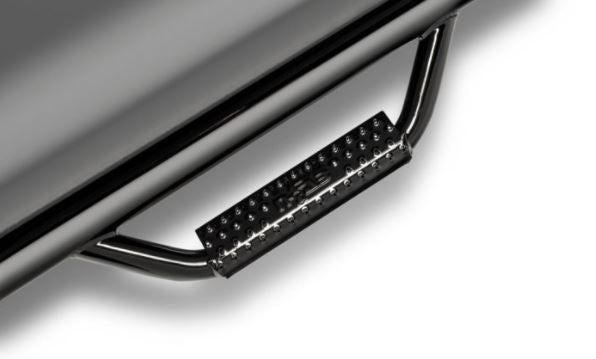 Product of N-Fab N1678CC-TX Cab Length Nerf Bar With Drop Down Steps 