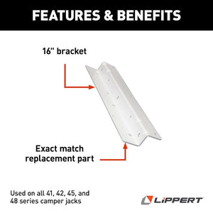 Lippert Components 182493 Camper Jack Bracket||182493_1.Jpg||86||m6v182493||1265514