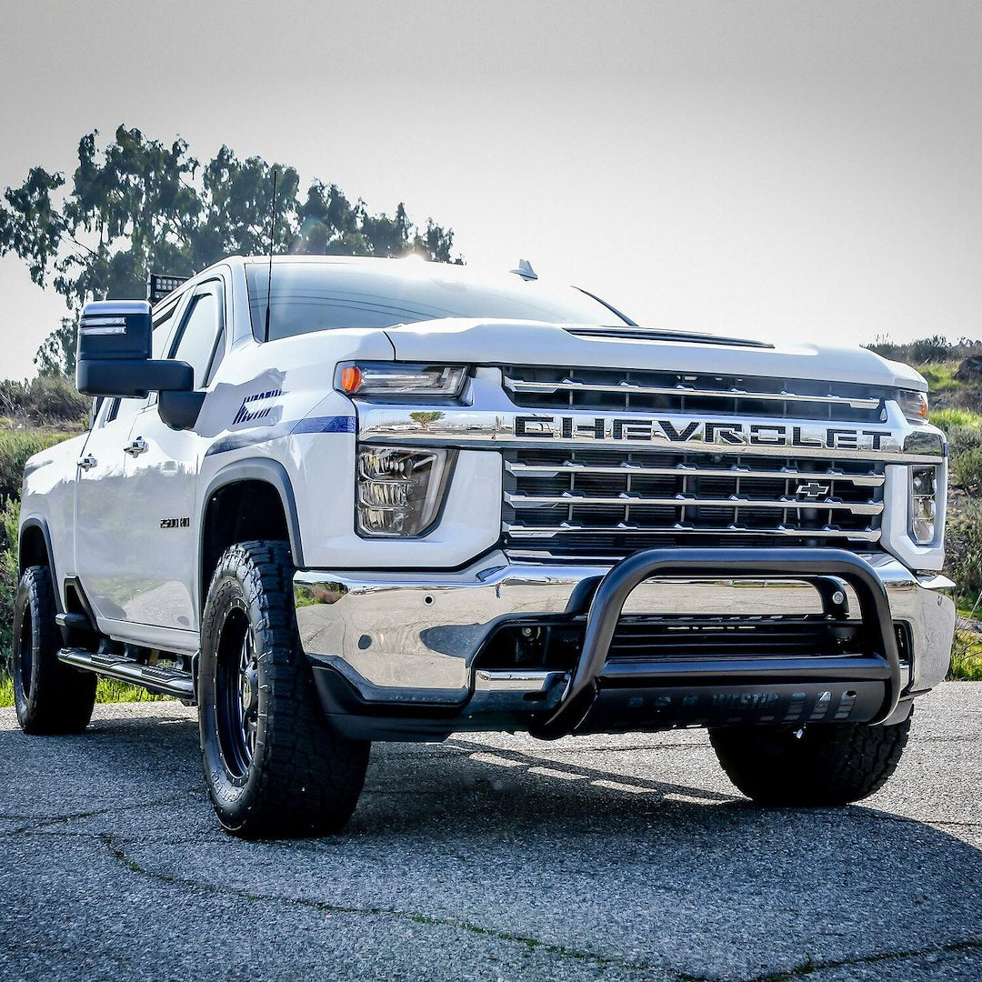 Product of Westin Automotive 31-6025 Bull Bar Black Powder Coated 3 Inch Yes with skid plate 