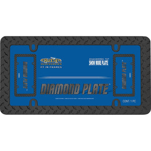 Cruiser 30850 License Plate Frame||30850_P02-Diamond-Plate_Black-Inpack.Jpg||87||c3430850||926191