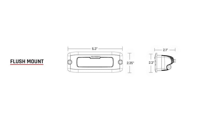 Product of Rigid Lighting 980033 Backup Light - Led