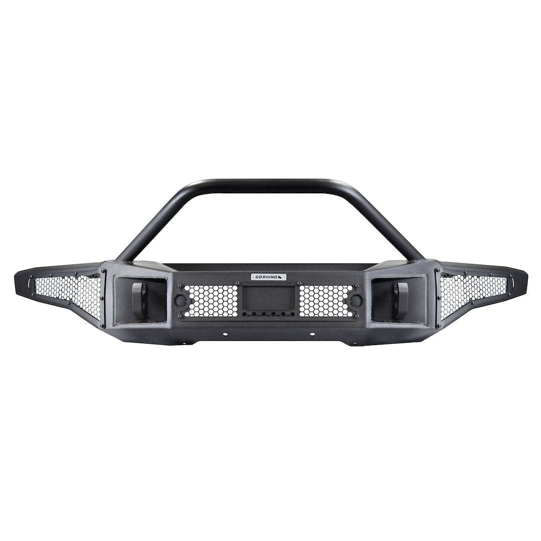 Product of Go Rhino 331401T Rockline Steel Textured Bumper 