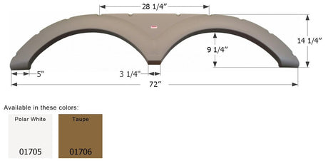 Product of Icon 01706 Fender Skirt