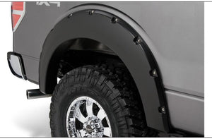 Product of Bushwacker 20929-02 Pocket Style/ Exposed Fasteners Black Fender Flare - Set Of 4 