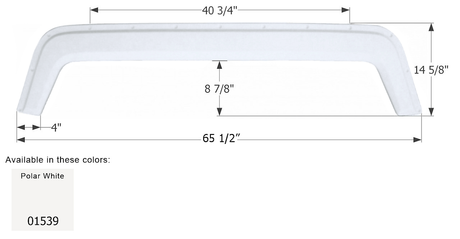 Product of Icon 01539 Fender Skirt
