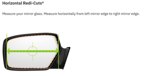 Burco Mirrors 6142h Exterior Mirror Glass||horizontal Redi-Cuts.Png||87||bur6142h||2240627
