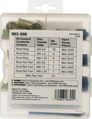 Dorman (Oe Solutions) 963-998 Fastener Assortment||963-998_3.Jpg||88||d18963998||2469899