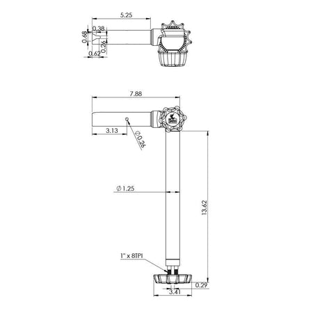 Product of Taco T10-3000-6 Boat Sunshade Mount
