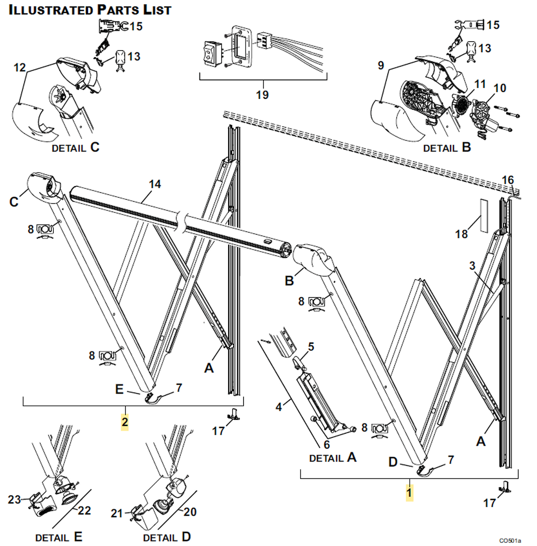 Carefree Rv Ta25aphw Awning Arm||ta25aphw.Png||85||c6fta25aphw||1685454