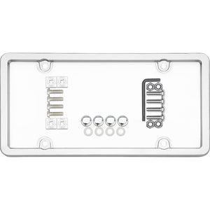 Cruiser 62310 License Plate Frame||62310_Main-Ultimate-Tuf-Combo_Chrome_Clear-Outpack.Jpg||85||c3462310||902711