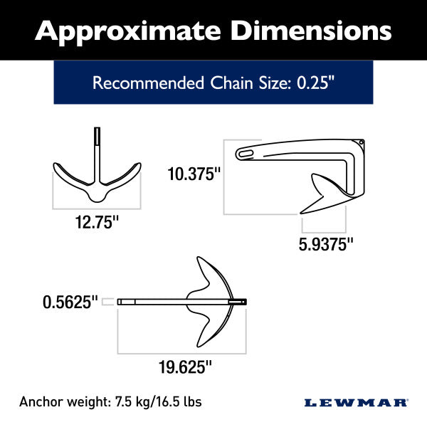 Lewmar 0057907 Anchor||0057907_1.Jpg||86||lew0057907||1756839