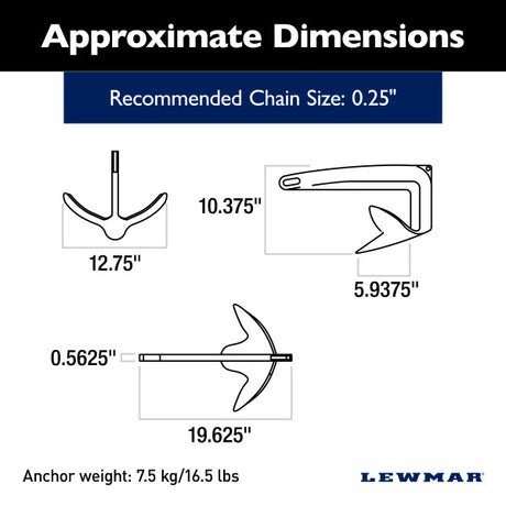 Lewmar 0057907 Anchor||0057907_1.Jpg||86||lew0057907||1756839