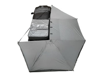 Product of Overland Vehicle Systems 18079909 SUV/Pickup Overlanding Manual Awning, Black Solid