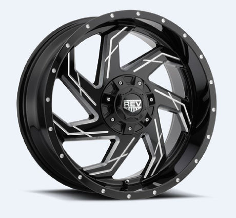 Rev Wheels 895m-7903212 Wheel||rev_895m_Wheel_5lug_Gloss_Black_Milled_20x9-500.Jpg||85||drw895m790321||1583213