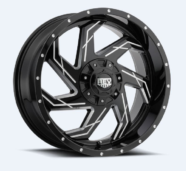 Rev Wheels 895m-7903212 Wheel||rev_895m_Wheel_5lug_Gloss_Black_Milled_20x9-500.Jpg||85||drw895m790321||1583213