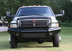 Product of Fab Fours DR94-S1560-1 Black Steel Steel Powder Coated Bumper 