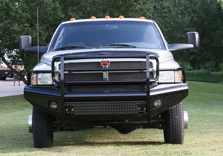 Product of Fab Fours DR94-S1560-1 Black Steel Steel Powder Coated Bumper 