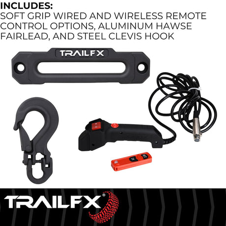 Product of TrailFX WRS295B 9500 Pound Vehicle Recovery Winch 