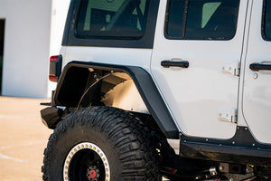 Product of Road Armor 518AFRWB Non-Exposed Fasteners Black Fender Flare - 