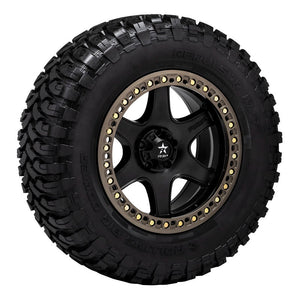 Product of RBP (Rolling Big Power) 17x9 Black With Bronze Bead Lock Ring Wheel - 8x6.50 Bolt Pattern 