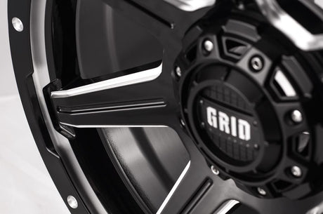 Product of Grid Wheels 20x9 Black With Natural Accents Wheel - Not Applicable Bolt Pattern 