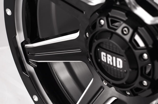 Product of Grid Wheels 20x9 Black With Natural Accents Wheel - Not Applicable Bolt Pattern 