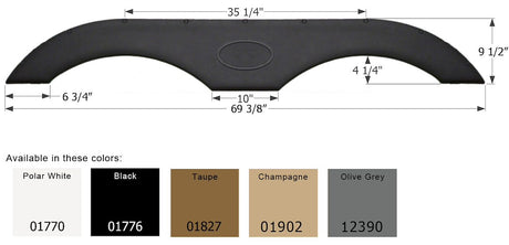 Product of Icon 12390 Fender Skirt